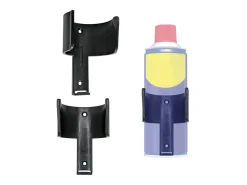 StealthMounts OM-CAN-BLK-2 Spuitbus houder - Zwart - 2 stuks