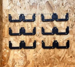 StealthMounts OM-LOCL-BLK-6 Cleat 'n' Feet montageklemmen V2 - Zwart - 6 stuks