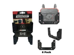 StealthMounts OM-LOCL-BLK-6 Cleat 'n' Feet montageklemmen V2 - Zwart - 6 stuks