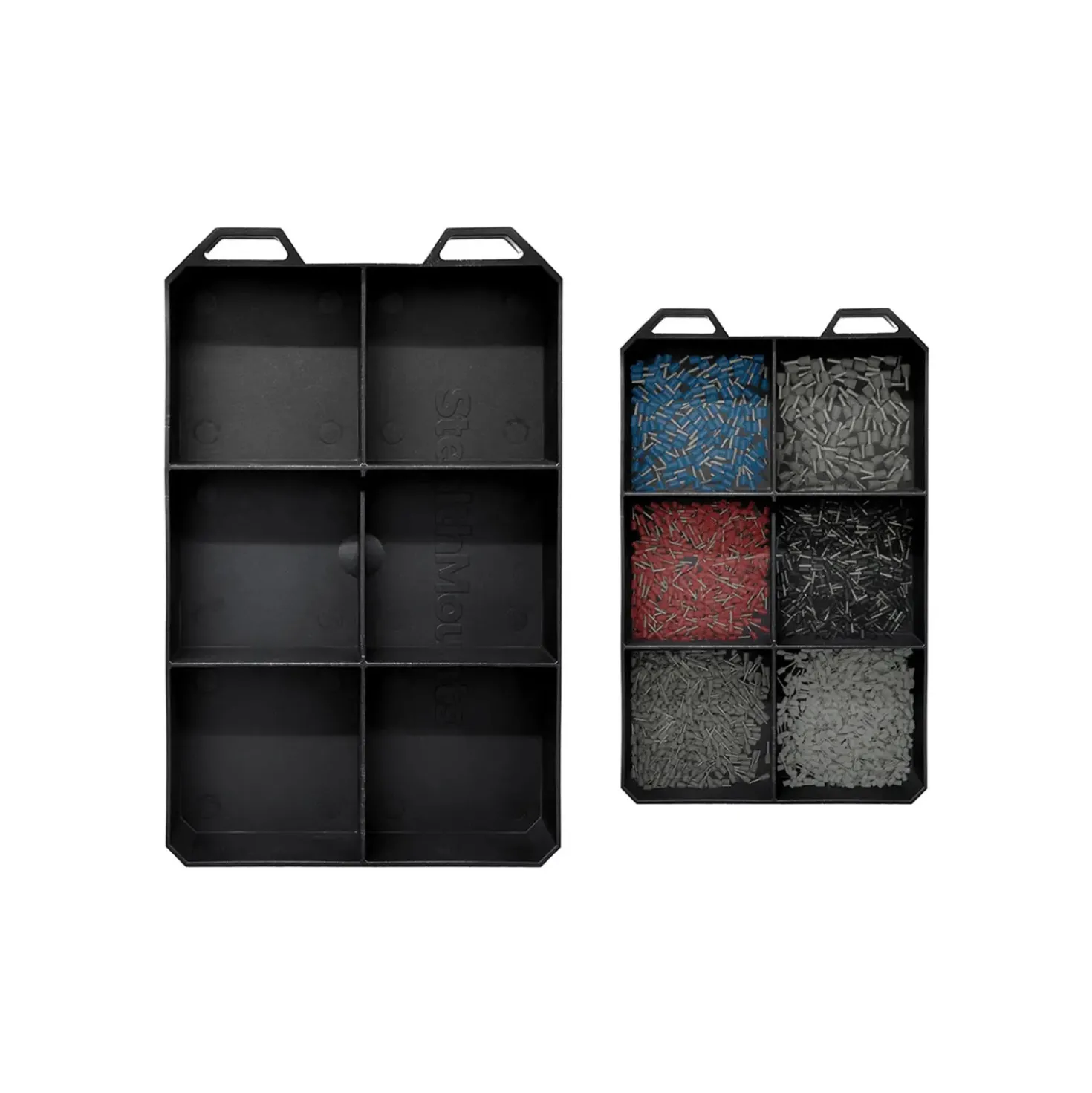StealthMounts Sorteer tray PAC-TRY-BLK-6-1 Six PacTray - voor PACKOUT