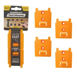 StealthMounts TM-DW18-YLW-4 Machinehouder voor DeWALT XR - Geel - 4-pack