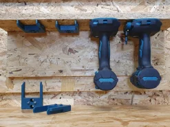 StealthMounts TM-MK40-BLU-4 Gereedschapshouders voor Makita 40V XGT - Blauw - 4 stuks