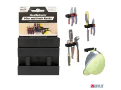 StealthMounts WH-BLK-HODT-4 Wandhouder set voor gereedschappen - Zwart - 4 stuks