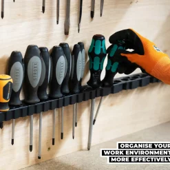 StealthMounts WH-BLK-SD-4 Wandhouder set voor schroevendraaiers - Zwart - 4 stuks