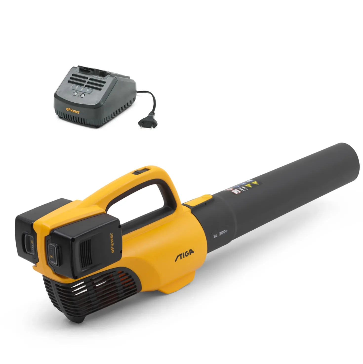 Stiga BL 300e Kit Accu bladblazer (2x 4,0Ah accu) - 20V