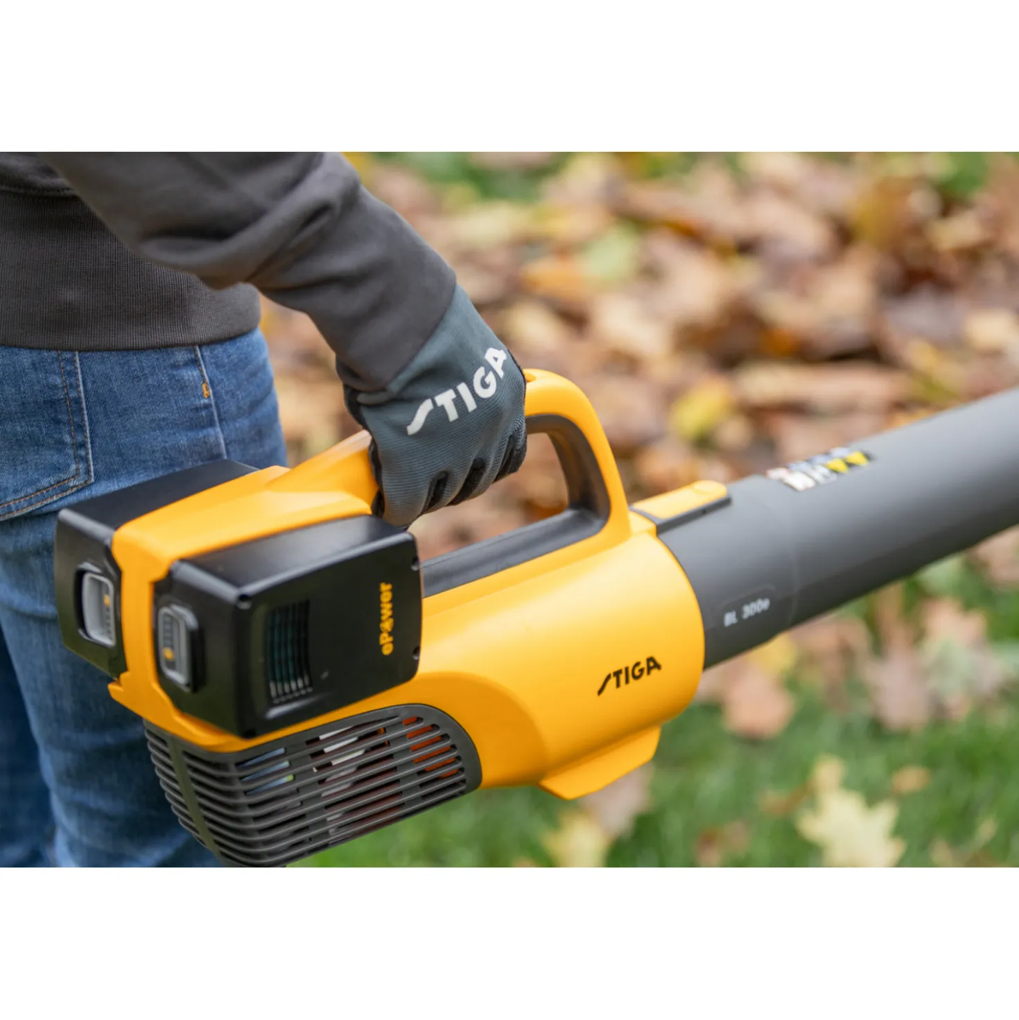 Stiga BL 300e Kit Accu bladblazer (2x 4,0Ah accu) - 20V