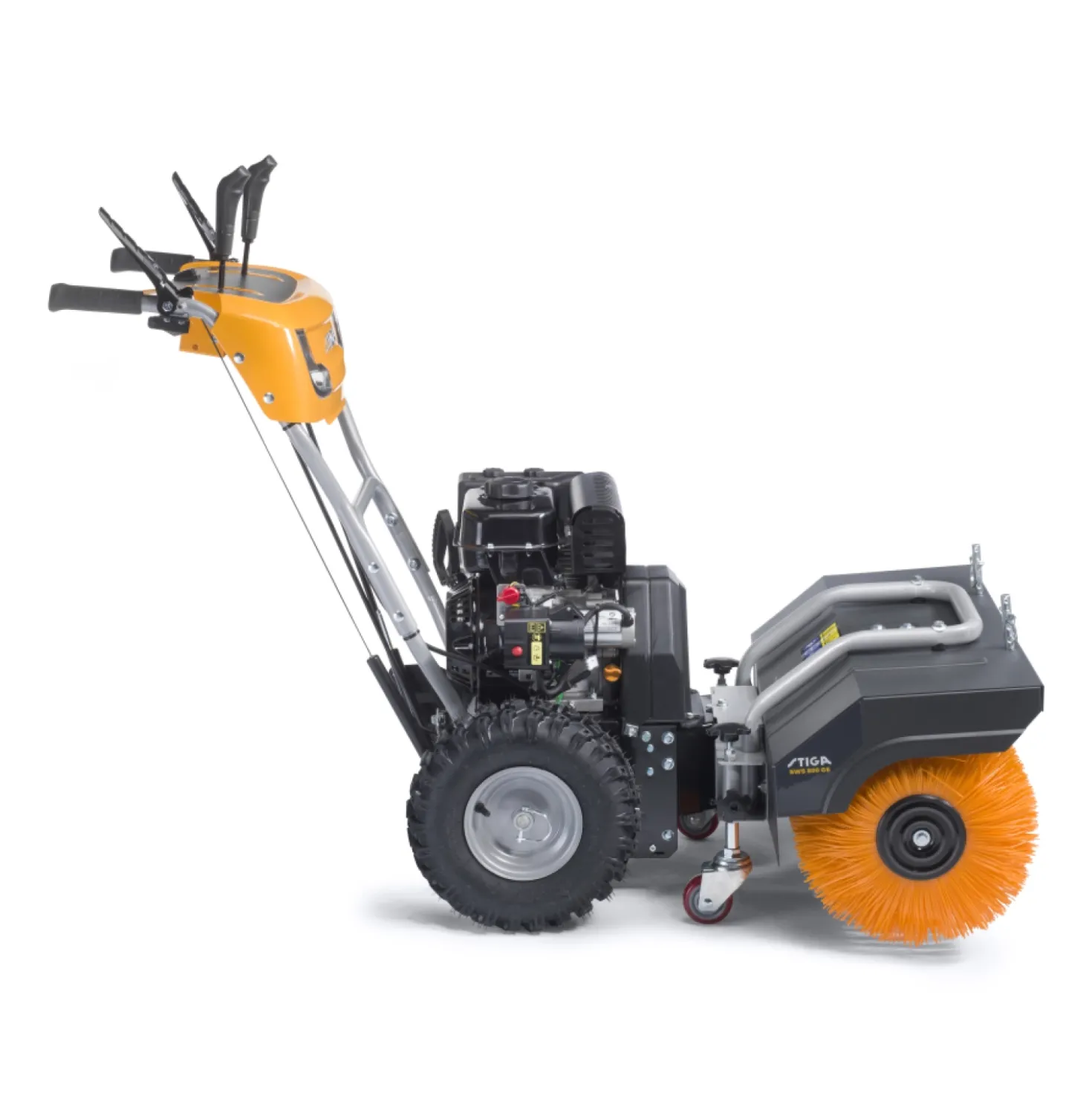 Stiga SWS 800 GE Benzine veegmachine - 212cc - 4,4kW - 4-takt - 80cm - Ø34,5cm