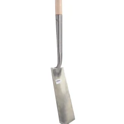 Talen Tools 1004 Draineerspade - Blank gepolijst - Essenhouten steel - 76cm