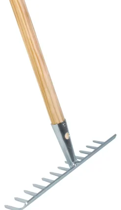 Talen Tools HT12C Tuinhark - 12 tanden - Verzinkt - 30cm - Essenhouten steel - 160cm