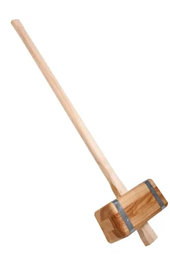 Talen Tools H2 Tuinhamer - Vierkant - Essenhouten steel - 90cm