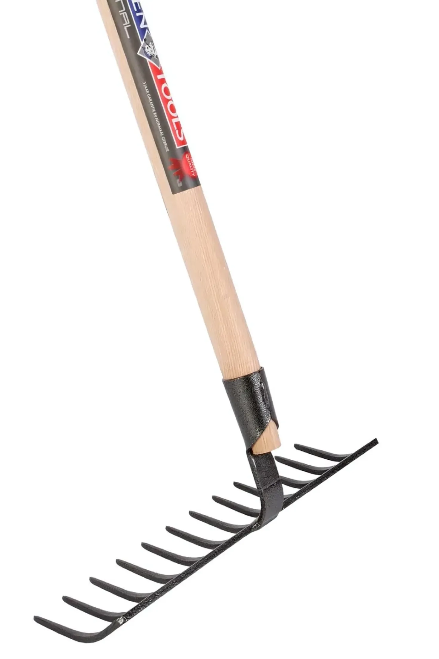 Talen Tools HZ12C Tuinhark - Gesmeed - Professioneel - 12 tanden - Essenhouten steel - 160cm