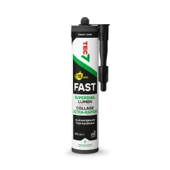 TEC7 Fast Supersnelle lijmkit - Zwart - 290ml - 12st