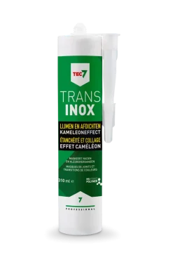 TEC7 Trans Inox - Transparante afdichtingskit met inox-pigment - 310ml