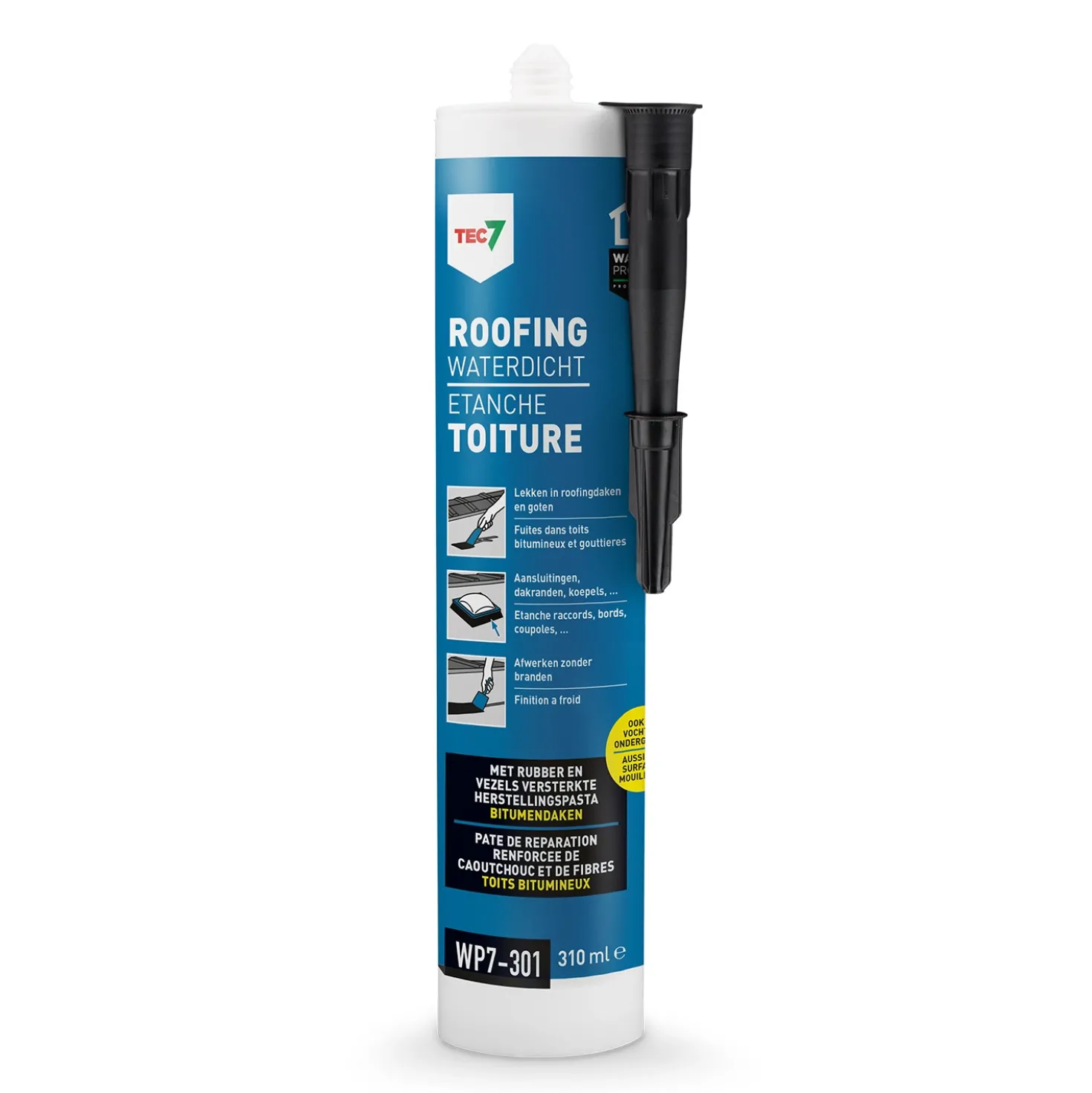 TEC7 WP7-301 Roofing Waterdicht - 310ml - 12st