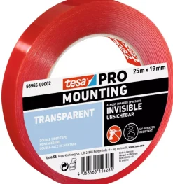 Tesa 66965 Professional Dubbelzijdige tape - 19mm x 25m - transparant