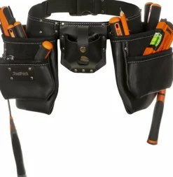 ToolPack 366.000 Industrial Gereedschapsgordel zwart - Dubbel - Leer