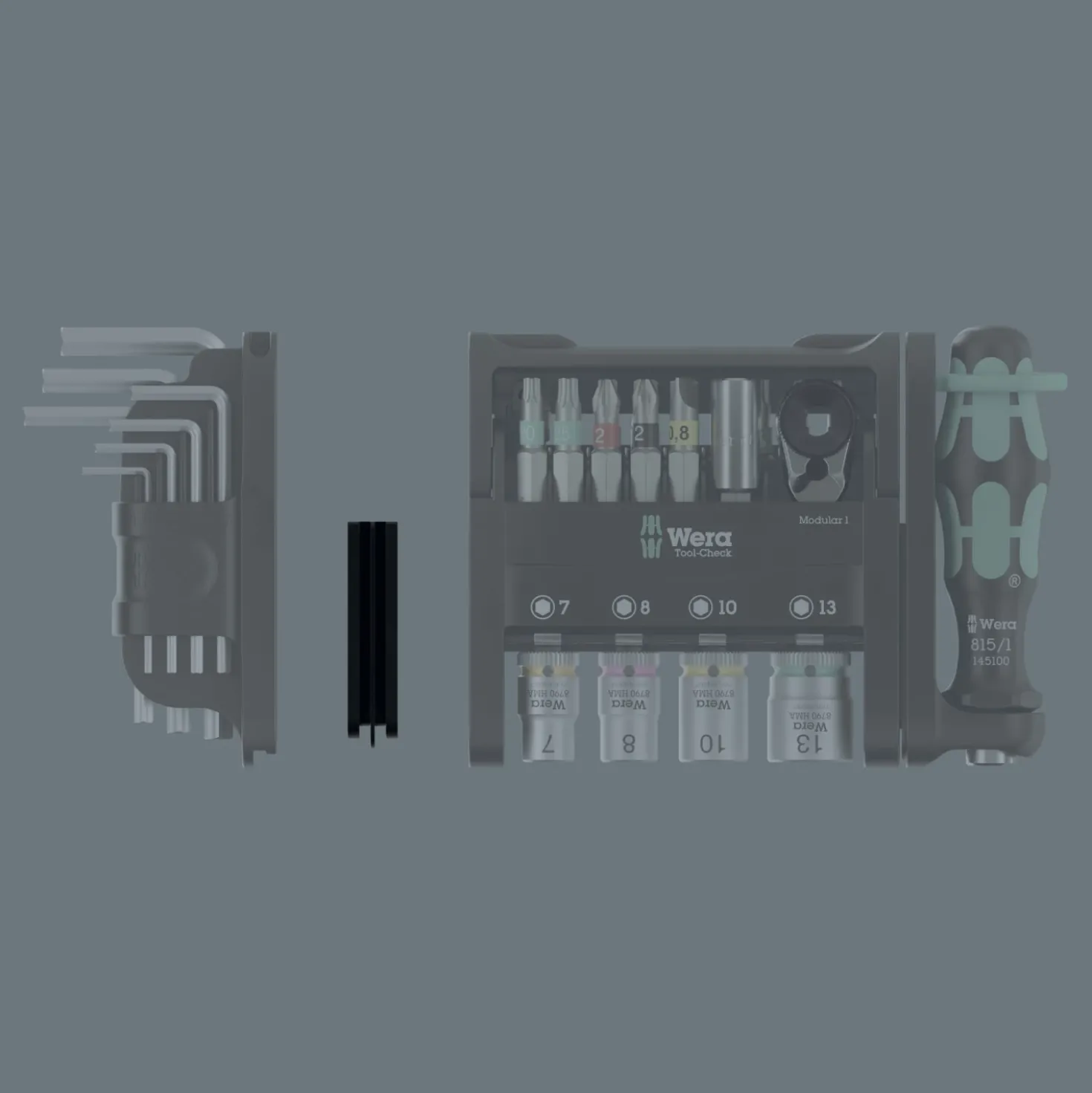 Wera 05049005001 9549 Adapter voor Tool-Check Modular