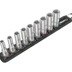 Wera 5004545001 Belt B Deep 1 9-delige Doppenset incl. houder - 3/8
