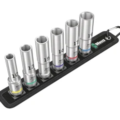 Wera 5004565001 Belt C Deep 1 6-delige Doppenset incl. houder - 1/2"