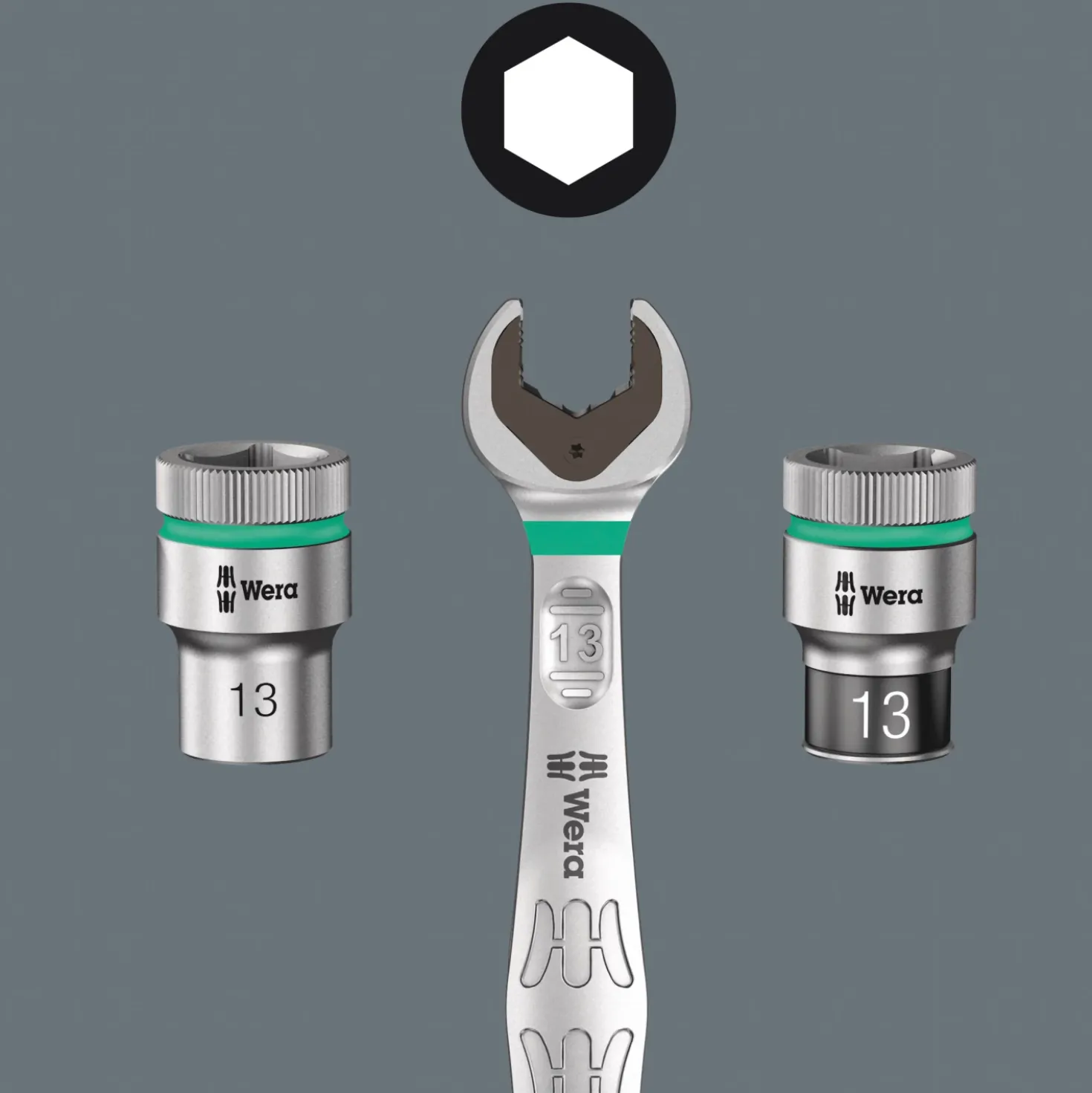 Wera 8790 B Impaktor Deep Lange Krachtdop - 3/8" - zeskant