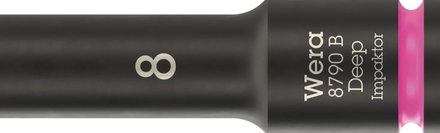 Wera 8790 B Impaktor Deep Lange Krachtdop - 3/8" - zeskant