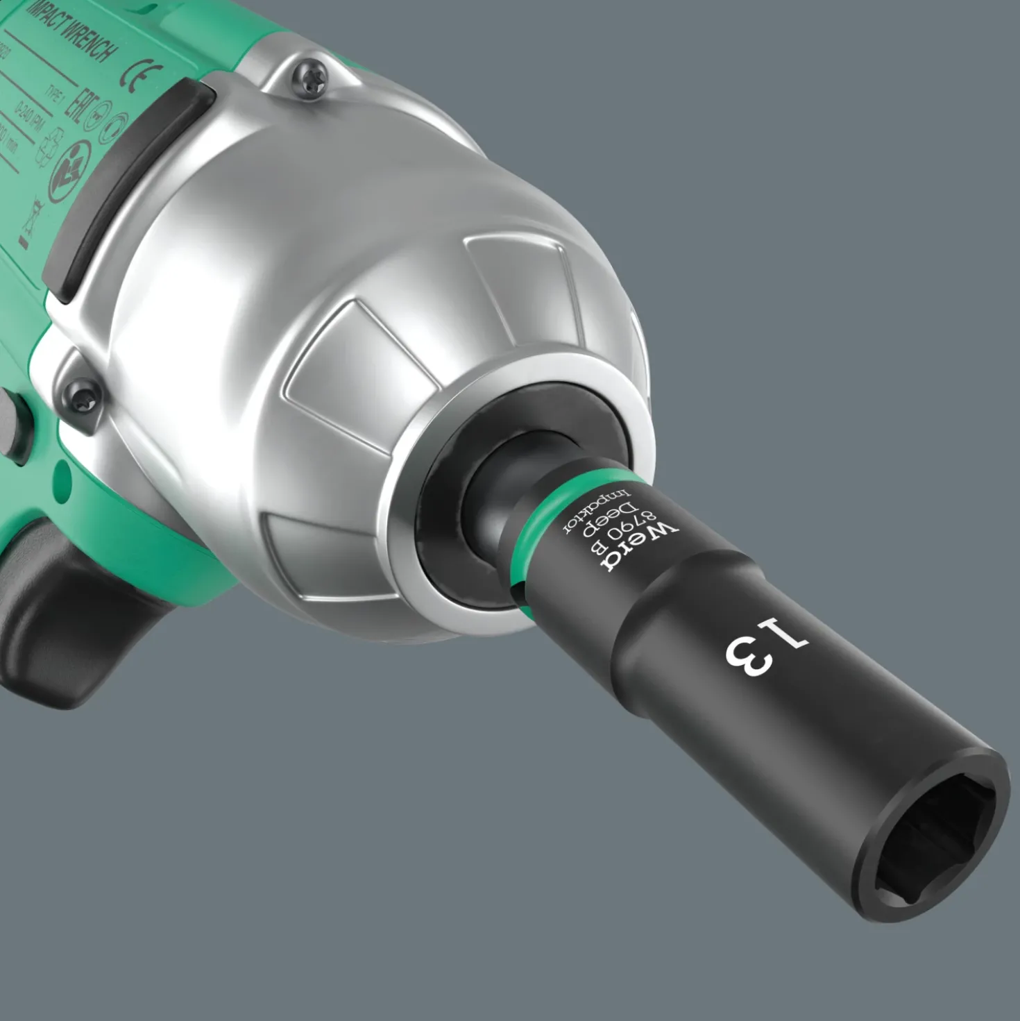 Wera 05005570001 8790 B Impaktor Deep Lange Krachtdop - 5/8" - zeskant - 63mm