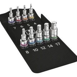 Wera 5004201001 8740 C HF 1 9-delige Zyklop binnenzeskant bit-doppenset - 1/2"
