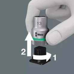 Wera 5004201001 8740 C HF 1 9-delige Zyklop binnenzeskant bit-doppenset - 1/2"