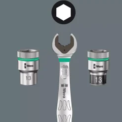 Wera 5004201001 8740 C HF 1 9-delige Zyklop binnenzeskant bit-doppenset - 1/2