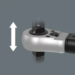 Wera 05075695001 Click-Torque Lock C3 R/L Draaimomentsleutel met omschakelratel - 40-200 Nm - 1/2" - Rechts/Links