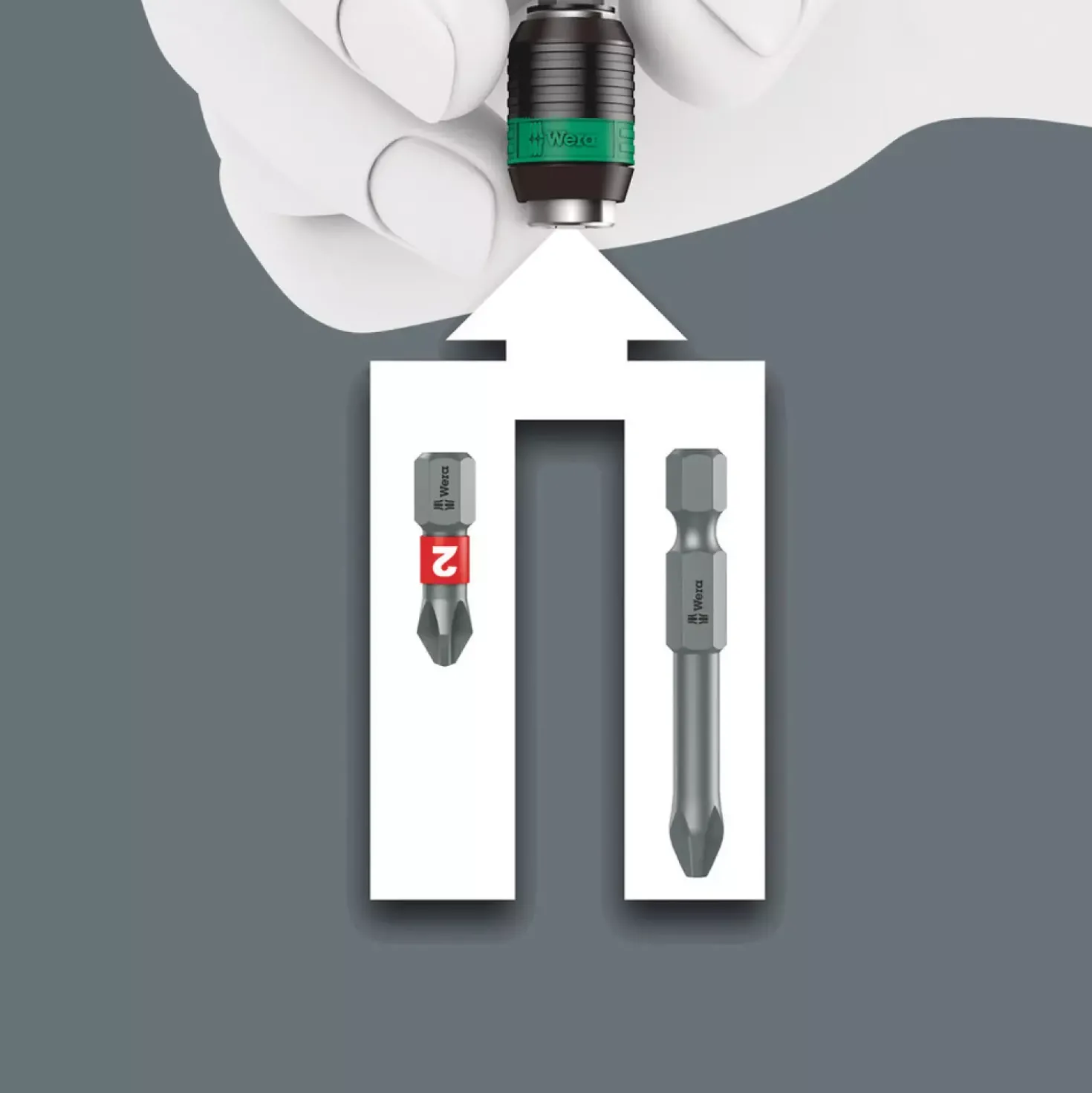 Wera 5057430001 30-delige Bit-Check BiTorsion Bitset in cassette