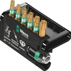 Wera 5057415001 7-delige Bit-Check 7 Diamond Bitset - Torx