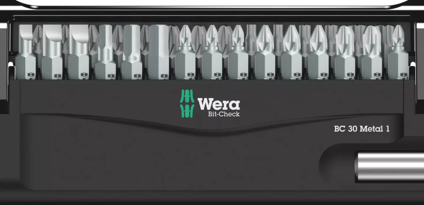 Wera 05057440001 30-delige Bit-Check 30 Metal 1 SB set