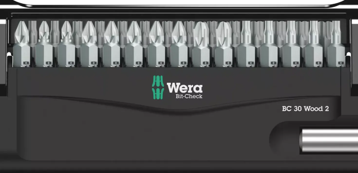 Wera 5057432001 30-delige Bit-Check 30 Wood 2 Bitset