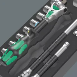 Wera 05150111001 9721 23-delige 8000 B Zyklop set in schuimstof inleg - 3/8"