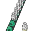 Wera 05005460001 9-delige Dop-magneetstrip C 4 Zyklop doppenset incl. houder - 1/2"