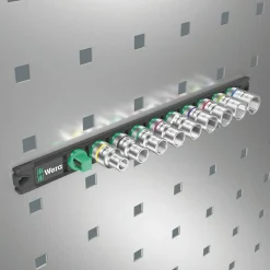 Wera 05005460001 9-delige Dop-magneetstrip C 4 Zyklop doppenset incl. houder - 1/2
