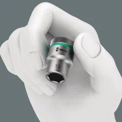 Wera 05005450001 9-delige Dop-magneetstrip B Imperial 1 Zyklop doppenset incl. houder - 3/8"
