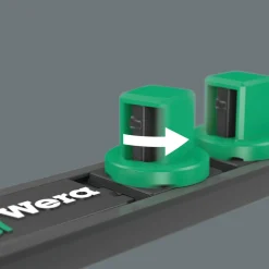 Wera 05005480001 9-delige Dop-magneetstrip C Imperial 1 Zyklop doppenset incl. houder - 1/2