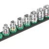 Wera 05005430001 9-delige Dop-magneetstrip B 4 Zyklop doppenset incl. houder - 3/8"