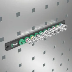 Wera 05005430001 9-delige Dop-magneetstrip B 4 Zyklop doppenset incl. houder - 3/8