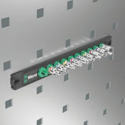 Wera 05005420001 9-delige Dop-magneetstrip A Imperial 1 Zyklop doppenset incl. houder - 1/4"