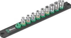 Wera 05005400001 9-delige Dop-magneetstrip A 4 Zyklop doppenset incl. houder - 1/4