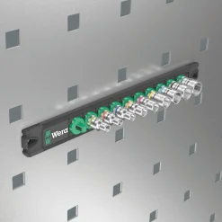 Wera 05005400001 9-delige Dop-magneetstrip A 4 Zyklop doppenset incl. houder - 1/4