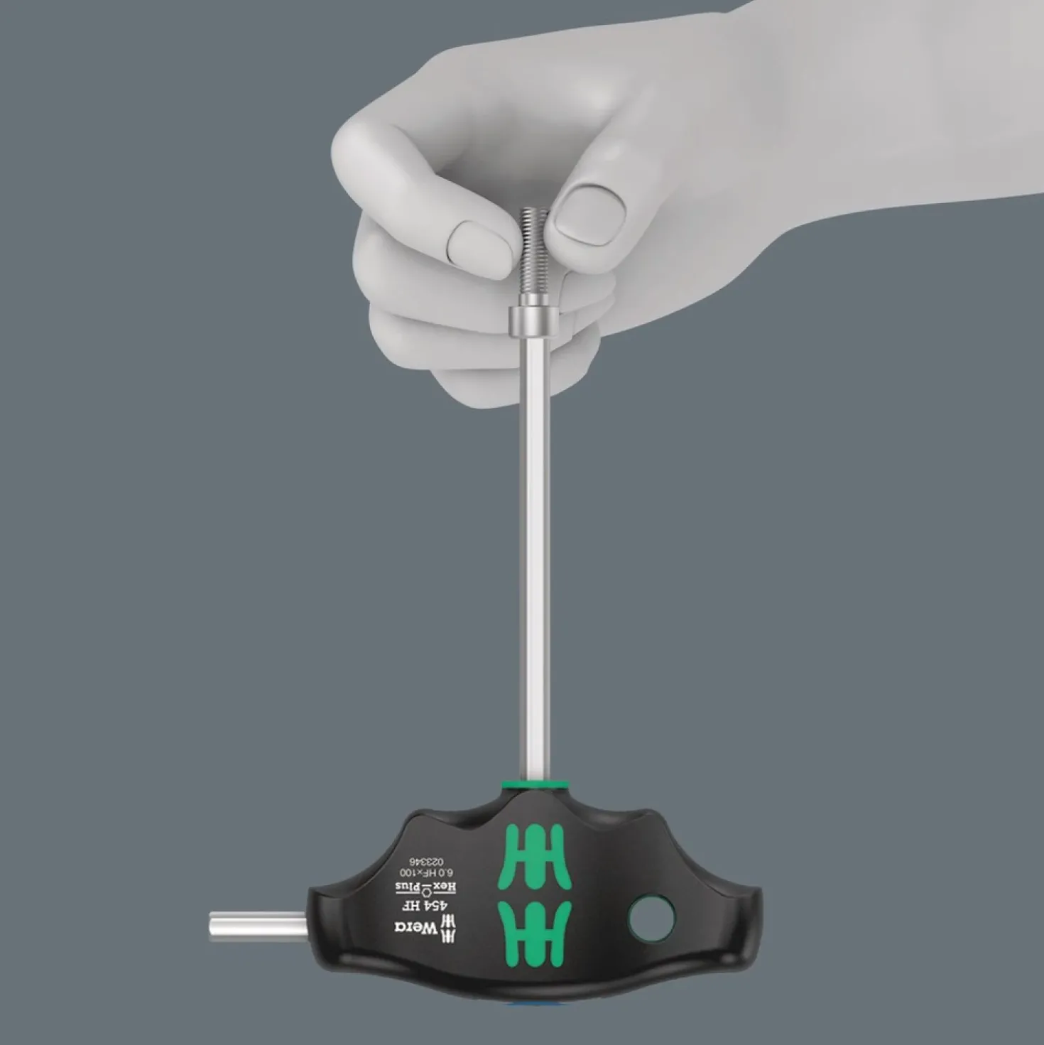 Wera 05136070001 5-delige 454/5 HF SHK Set 1 Hex-Plus T-Greep Schroevendraaierset