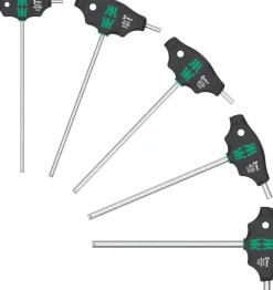 Wera 05136070001 5-delige 454/5 HF SHK Set 1 Hex-Plus T-Greep Schroevendraaierset