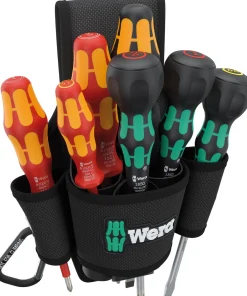 Wera 05136033001 8-delige 9621 holsterset 2 Schroevendraaierset in holster