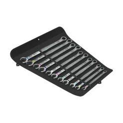 Wera 0502038200111-delige 6007 Joker 11 Set 1 Steek-/ringratelsleutelset in etui - 8-19 mm
