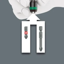 Wera 05350451001 27-delige 7445/46/47 Kraftform Draaimomentschroevendraaierset in koffer - 2,5-55,0 in. lbs - 1/4"