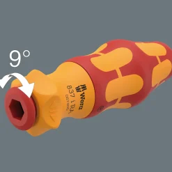 Wera 05006610001 17-delige Kraftform Kompakt VDE 17 extra slim 2 Tool Finder Wisselklingenset in etui - met ratelfunctie